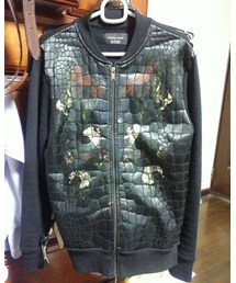 ZARA | ボタニカル柄ブルゾン(ブルゾン)