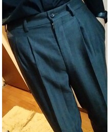 COMME des GARCONS | 2プリーツ入りワイドパンツ(スラックス)