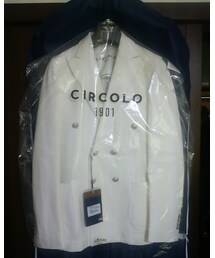 CIRCOLO 1901 | 白ダブルジャージージャケット(テーラードジャケット)
