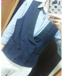 LARDINI | リネンダブルベスト(ベスト)