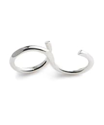 krm | cut wrap silver ring(リング)