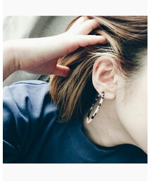 Garland of Dew | べっ甲フープピアス(ピアス（両耳用）)