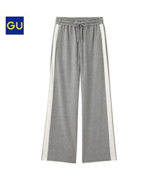 GU | イージーラインワイドパンツ(その他パンツ)