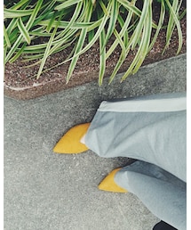 GU | Vカットミュール(パンプス)