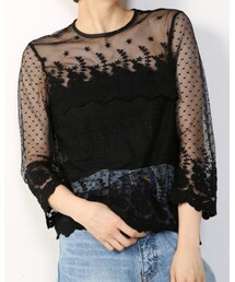 AZUL by moussy | レーストップス(Tシャツ/カットソー)