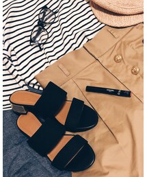 GU | ダブルベルトミュール(サンダル)