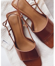 TODAYFUL | オープントゥスクエアサンダル(サンダル)