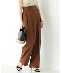 BEAMS | ベルト付きパンツ(パンツ)