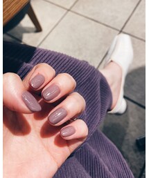 くすみカラー💜 | マニキュア/ジェルネイル