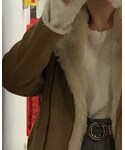 UNIQLO(ユニクロ)の「ジャケット/アウター(ムートンコート)」