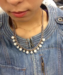 MUSE&CO. | パールビジューネックレス(ネックレス)