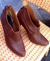 MOUSSY | ブラウンフリンジブーティ(ブーティ)