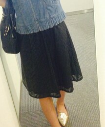 STYLEST | パンチングフェイクレザースカート(スカート)