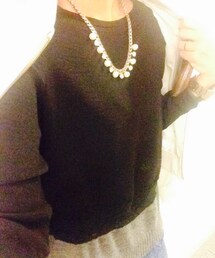 ZARA | 三段切り替えカットソー(Tシャツ/カットソー)