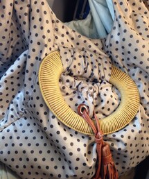 A.I.C | ドットナイロンフリンジ付きバッグ(トートバッグ)