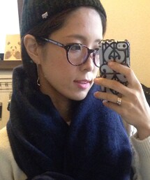 Zoff | Zoff CLASSICの紫べっ甲のアラレちゃん眼鏡(メガネ)