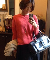 Import & Select | ピンクのざっくりニット(ニット/セーター)