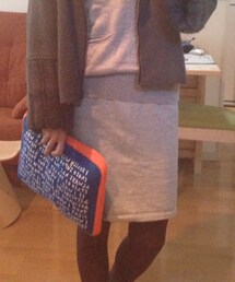 no brand | グレースウェットスカート(スカート)