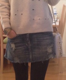 used | 古着のミニデニムスカート(スカート)