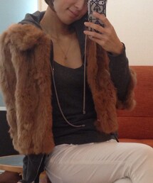 no brand | 深Vネックカットソー(Tシャツ/カットソー)