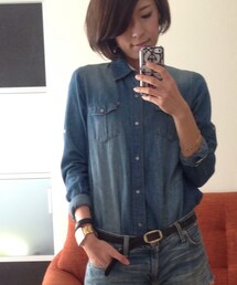 no brand | デニムシャツ(シャツ/ブラウス)