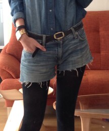 no brand | デニムショートパンツ(デニムパンツ)