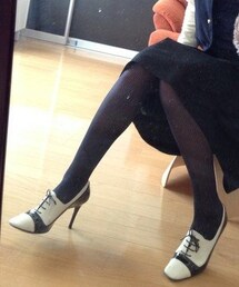 ZARA | バイカラーブーティ(ブーティ)