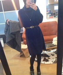 VINTAGE | ヴィンテージの青いワンピース(ワンピース)