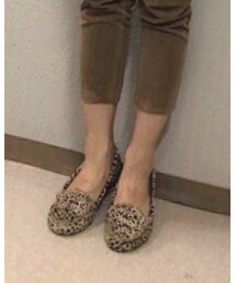 import shoes | ヒョウ柄のハラコ素材です⭐️(モカシン/デッキシューズ)