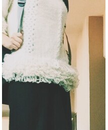 ボリュームフリンジニット | ニット/セーター