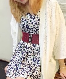 H&M | 蕾絲罩衫(ノーカラージャケット)