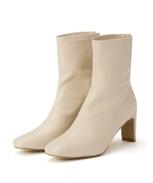 GRL | 白石麻衣 ストレッチスクエアトゥショートブーツ(ブーツ)