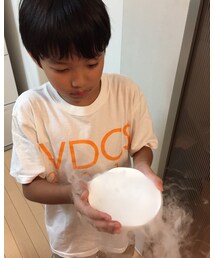 ドライアイスで実験する兄 | その他