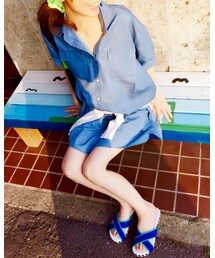 earth music&ecology | シャツワンピース