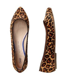 GAP | Printed Pointy Flats - leopard(その他シューズ)