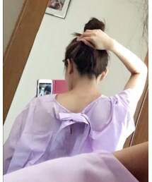 ①📷 | 後ろから見るとリボンがこんな感じでとてもかわいいです✨(その他)