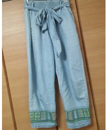 チチカカ | チチカカ 裾プリントパンツ(パンツ)