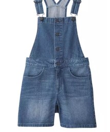 GU | 牛仔背带短裤(サロペット/オーバーオール)