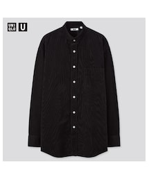 UNIQLO | コーデュロイワイドフィットスタンドカラーシャツ(シャツ/ブラウス)