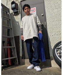 シロひつじ | カーディガン脱いだらいつもの重ね着(その他)