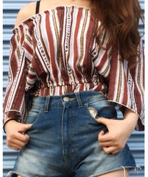 SpRay | トライバル柄2way tops(シャツ/ブラウス)