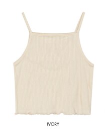 mixxmix | メロウフリルショートキャミソール(キャミソール)