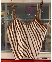 thi's DINER | ZEBRA CAMISOLE(キャミソール)