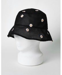 chuu | デイジー刺繍バケットhat(帽子)