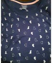no brand | 猫柄ロンT(Tシャツ/カットソー)