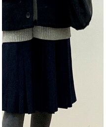 Tombow | 日本Tombow浓绀色制服裙(スカート)