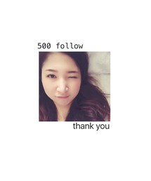 500 follow thank you! | その他