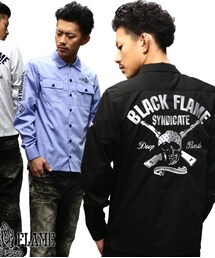 BLACK FLAME | BF×SC KILLER WORK SH(シャツ/ブラウス)
