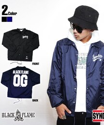 BLACK FLAME | BF×SC NYLON COACH JK(ナイロンジャケット)