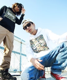 BLACK FLAME | BF×SC BOX CAMO P/O PK(パーカー)